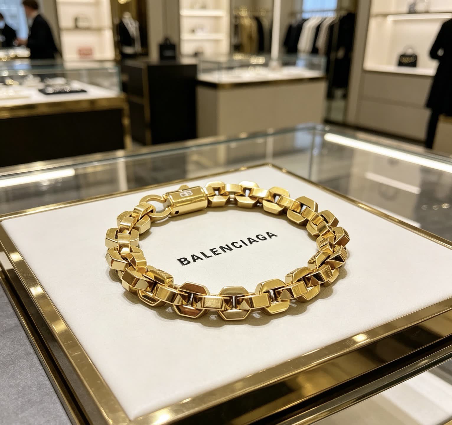 Balenciaga Gold Tone Link Bracelet Balenciaga Gold Tone Link Bracelet