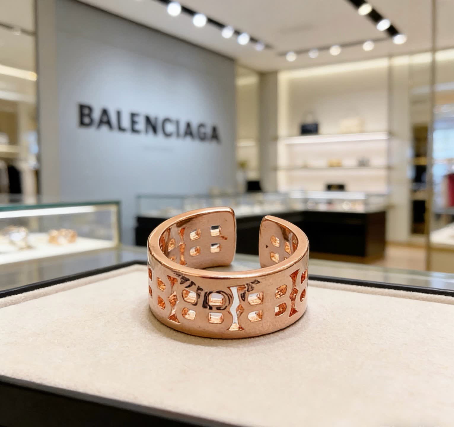 Balenciaga Logo Cuff Bracelet Balenciaga Logo Cuff Bracelet