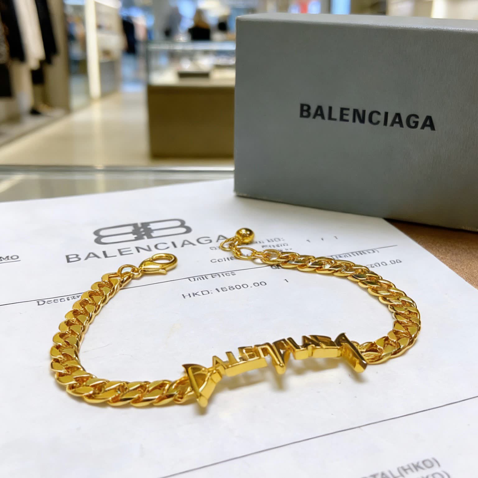Balenciaga Logo Bracelet Balenciaga Logo Bracelet