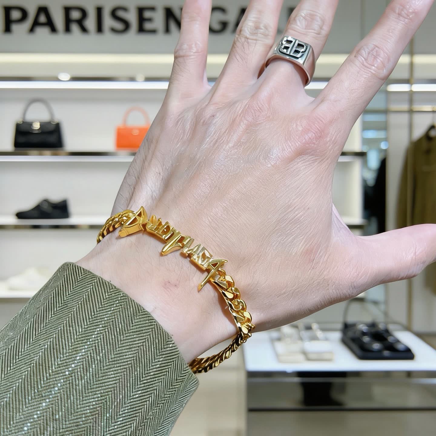 Balenciaga Logo Bracelet