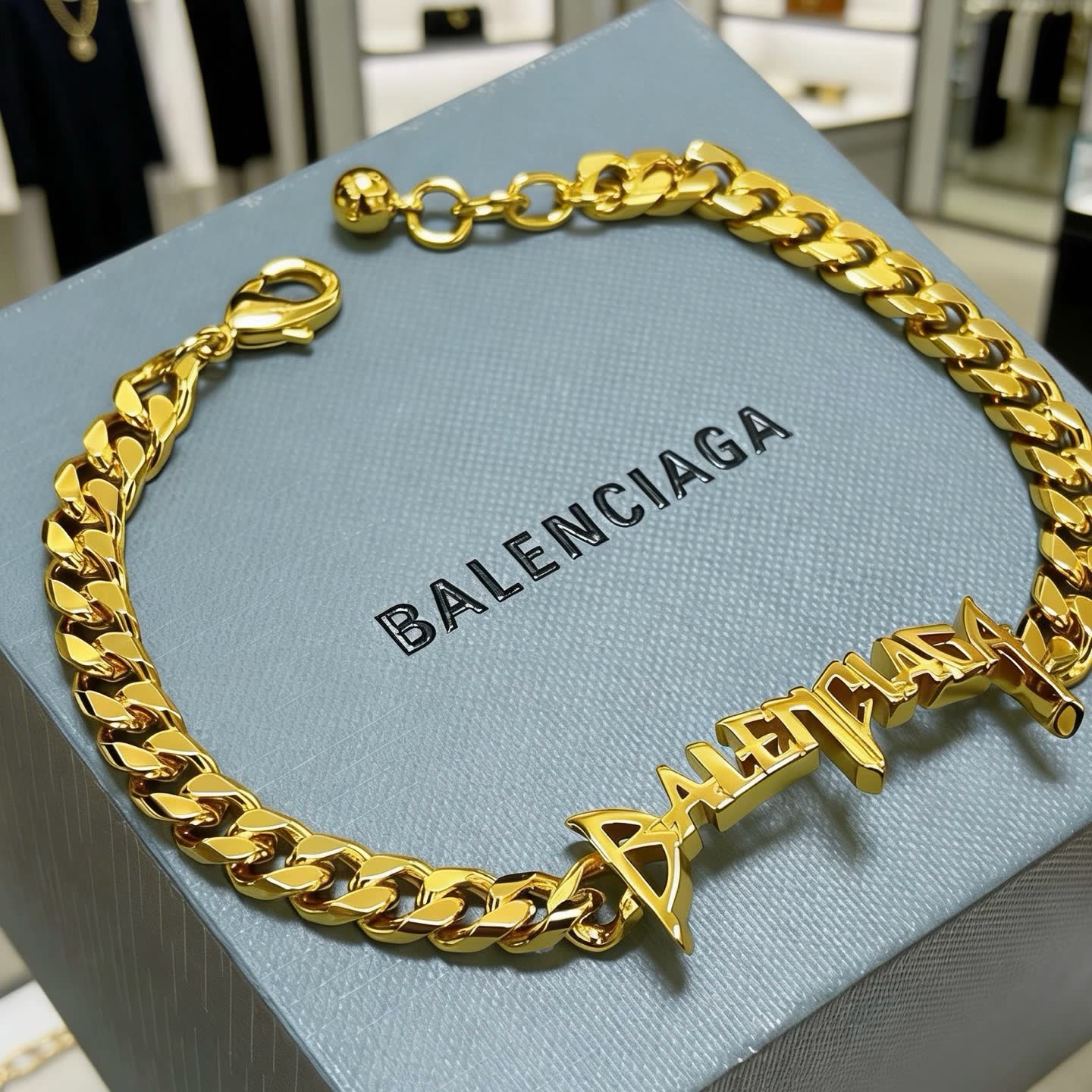 Balenciaga Logo Bracelet