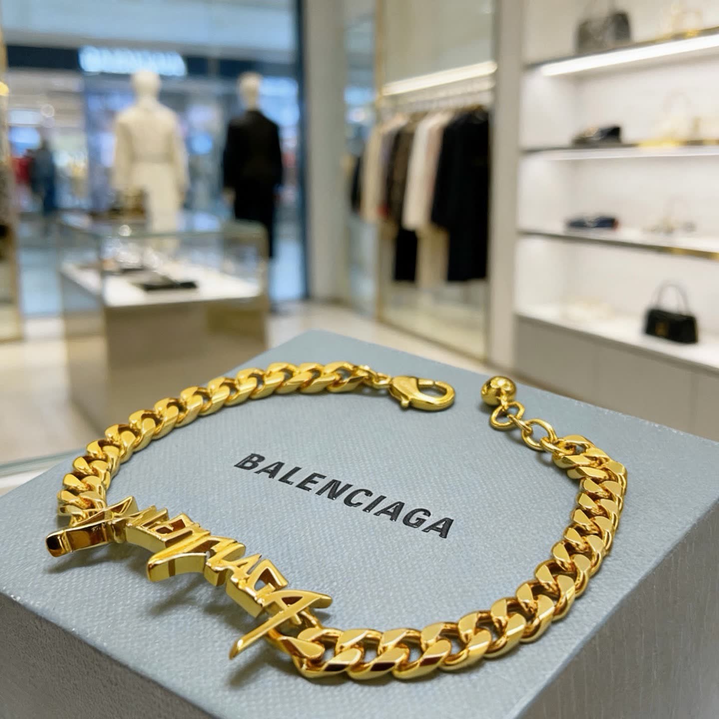 Balenciaga Logo Bracelet