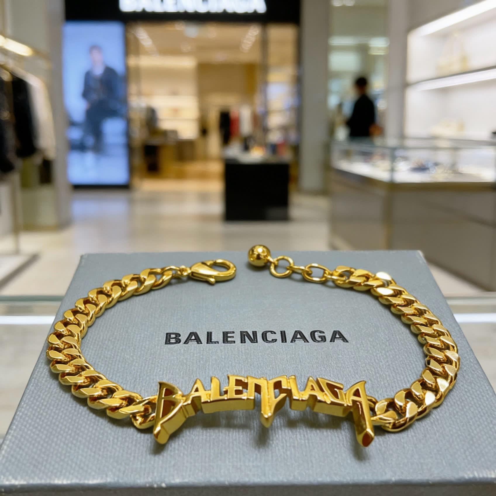 Balenciaga Logo Bracelet