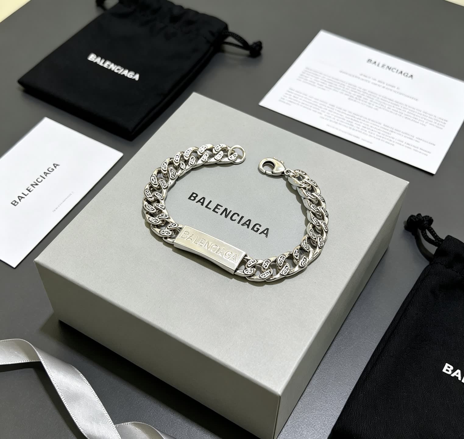 Balenciaga Silver Bracelet