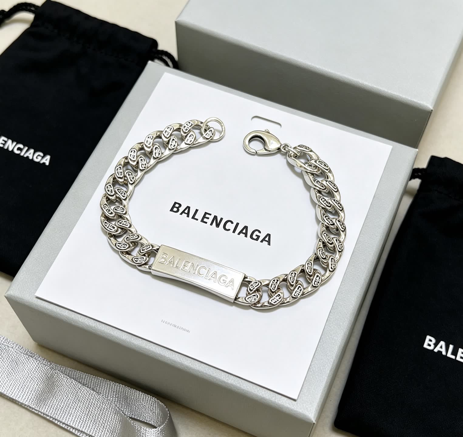 Balenciaga Silver Bracelet