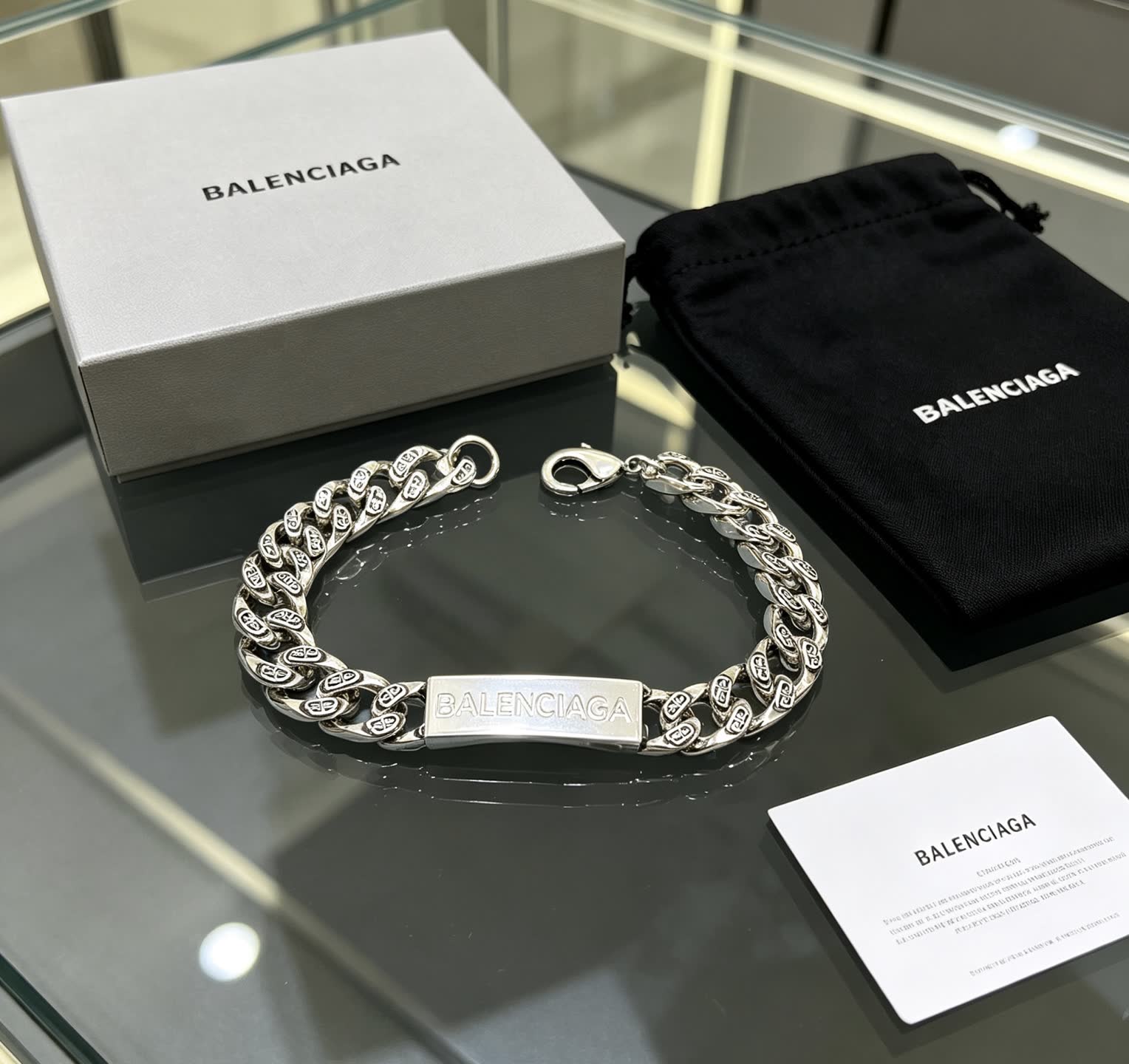 Balenciaga Silver Bracelet