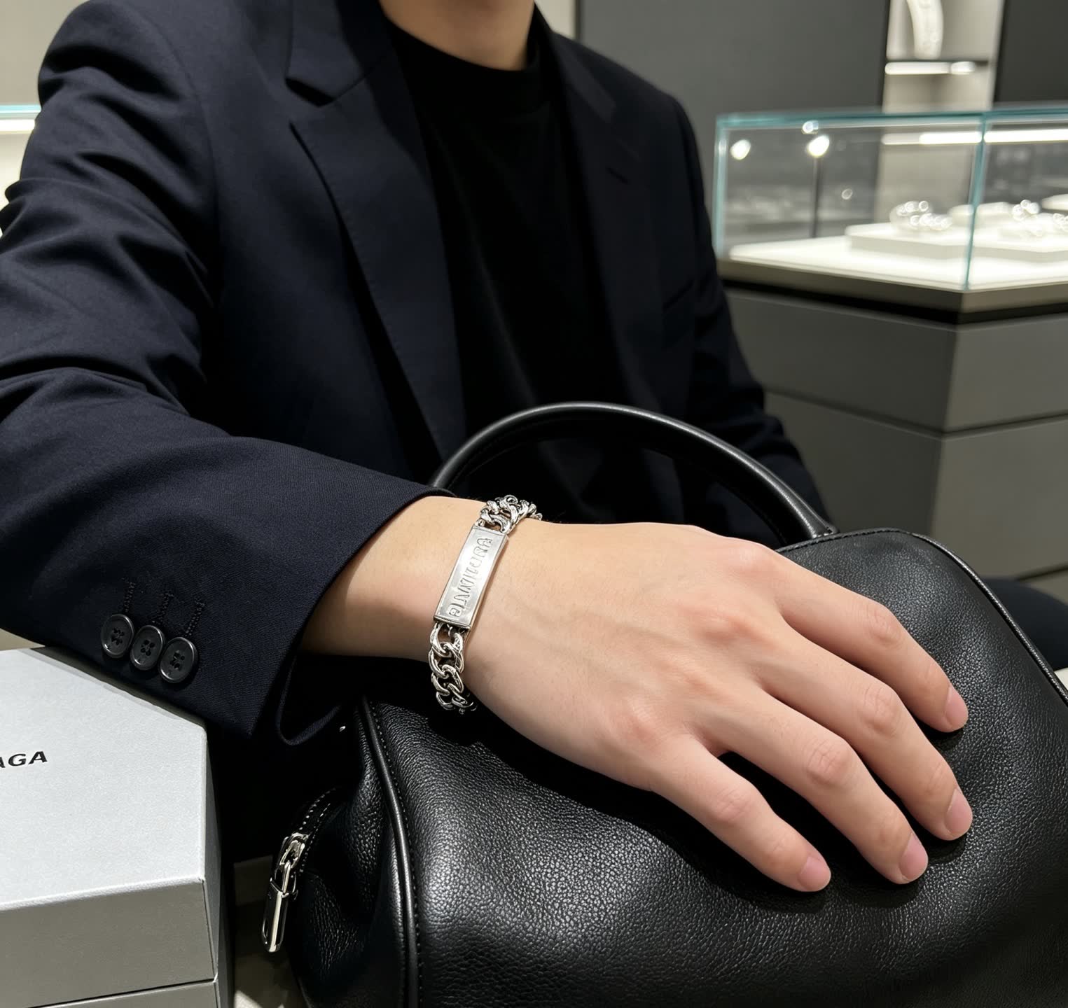 Balenciaga Silver Bracelet