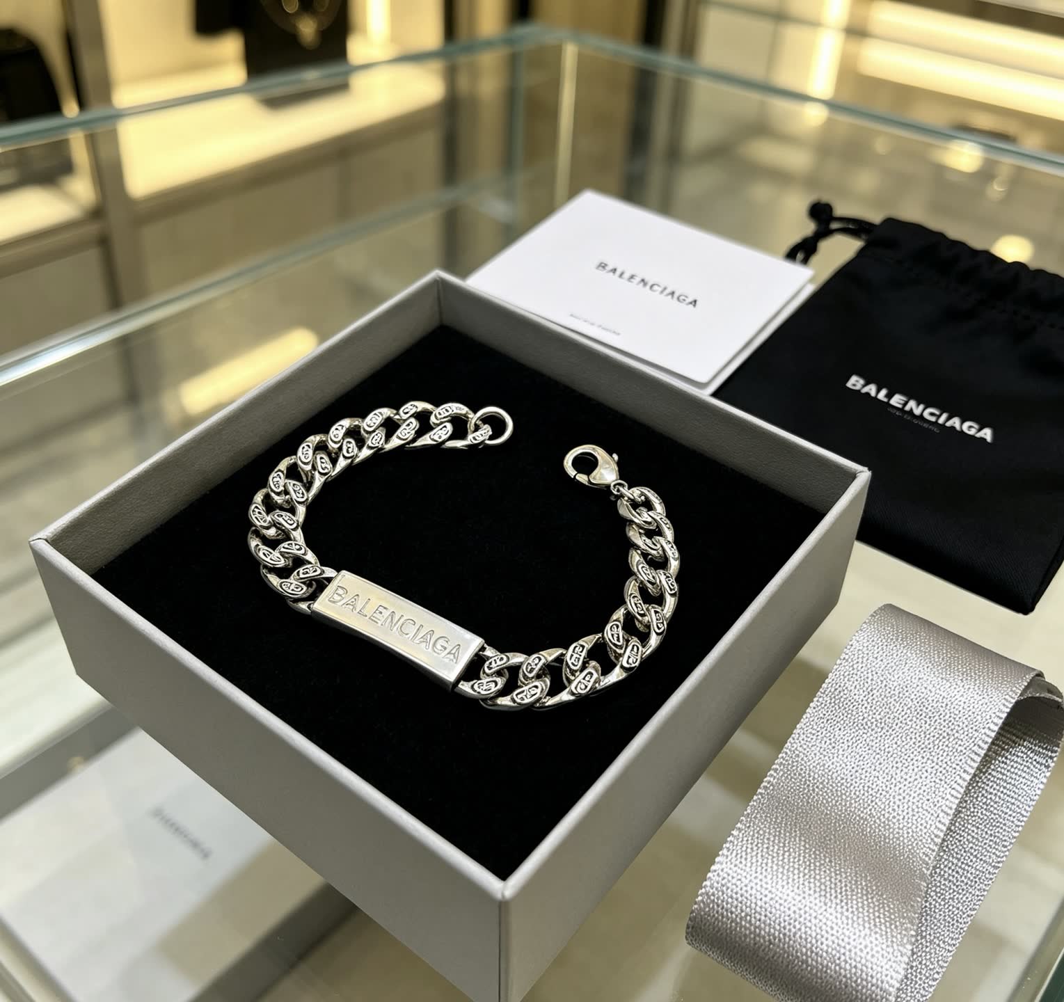 Balenciaga Silver Bracelet