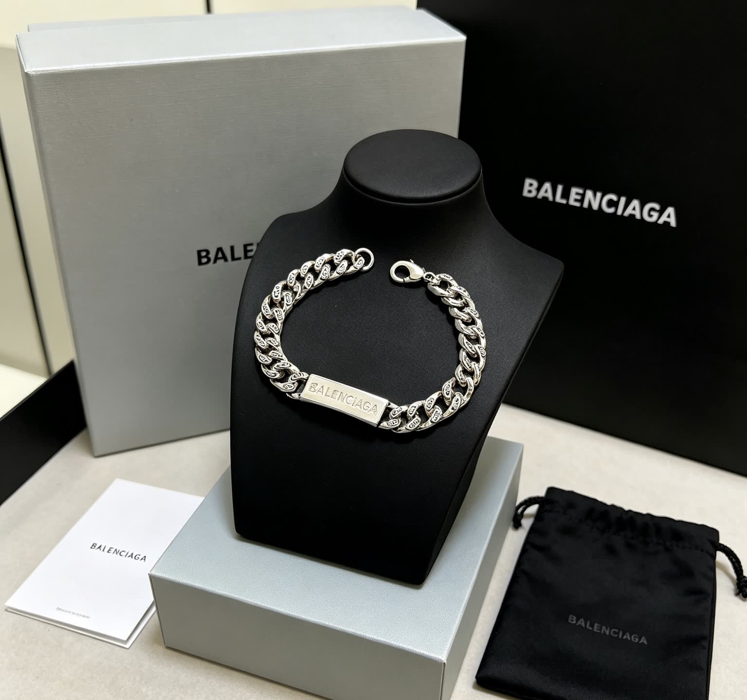 Balenciaga Silver Bracelet