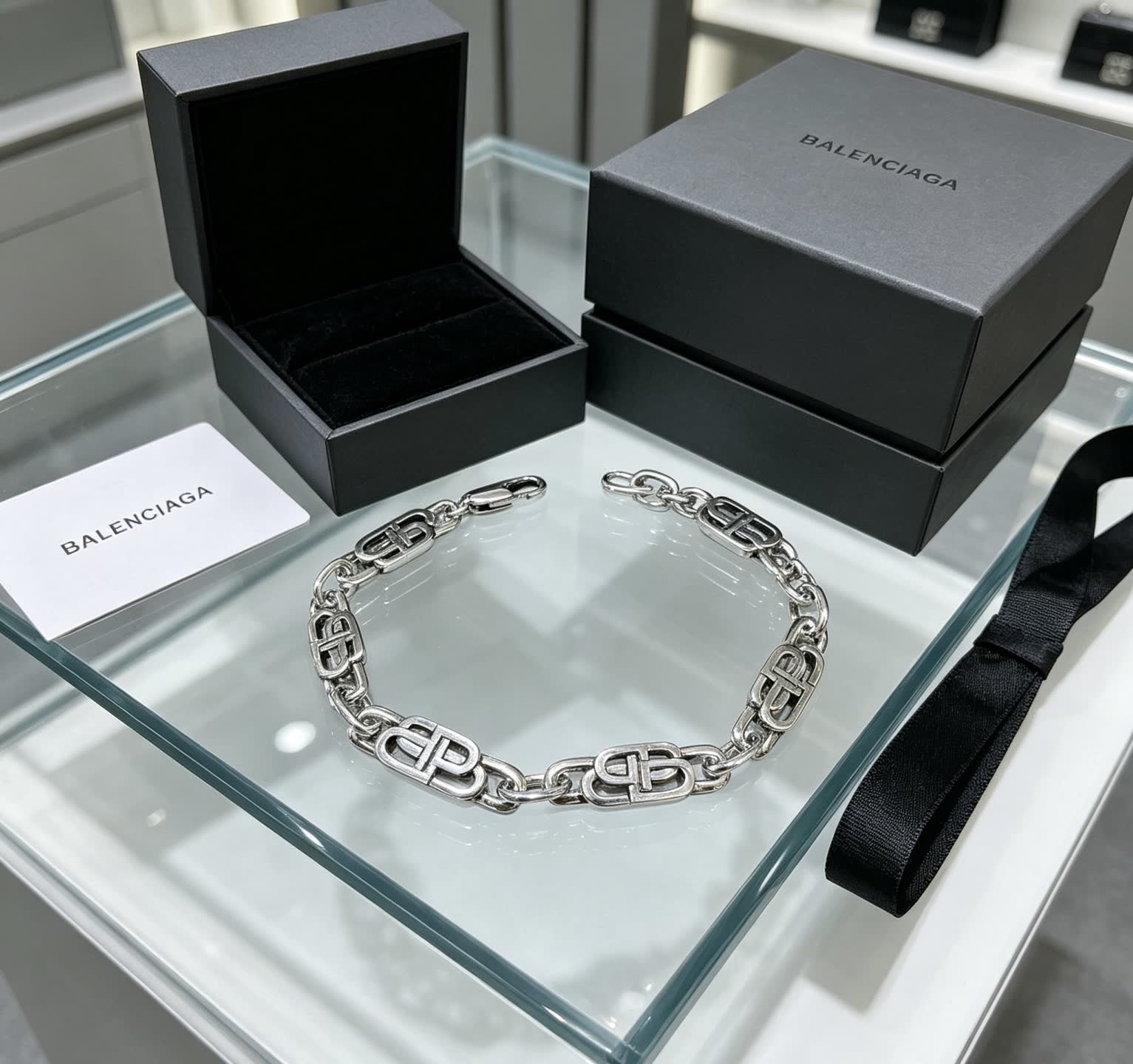 Balenciaga Silver Bracelet