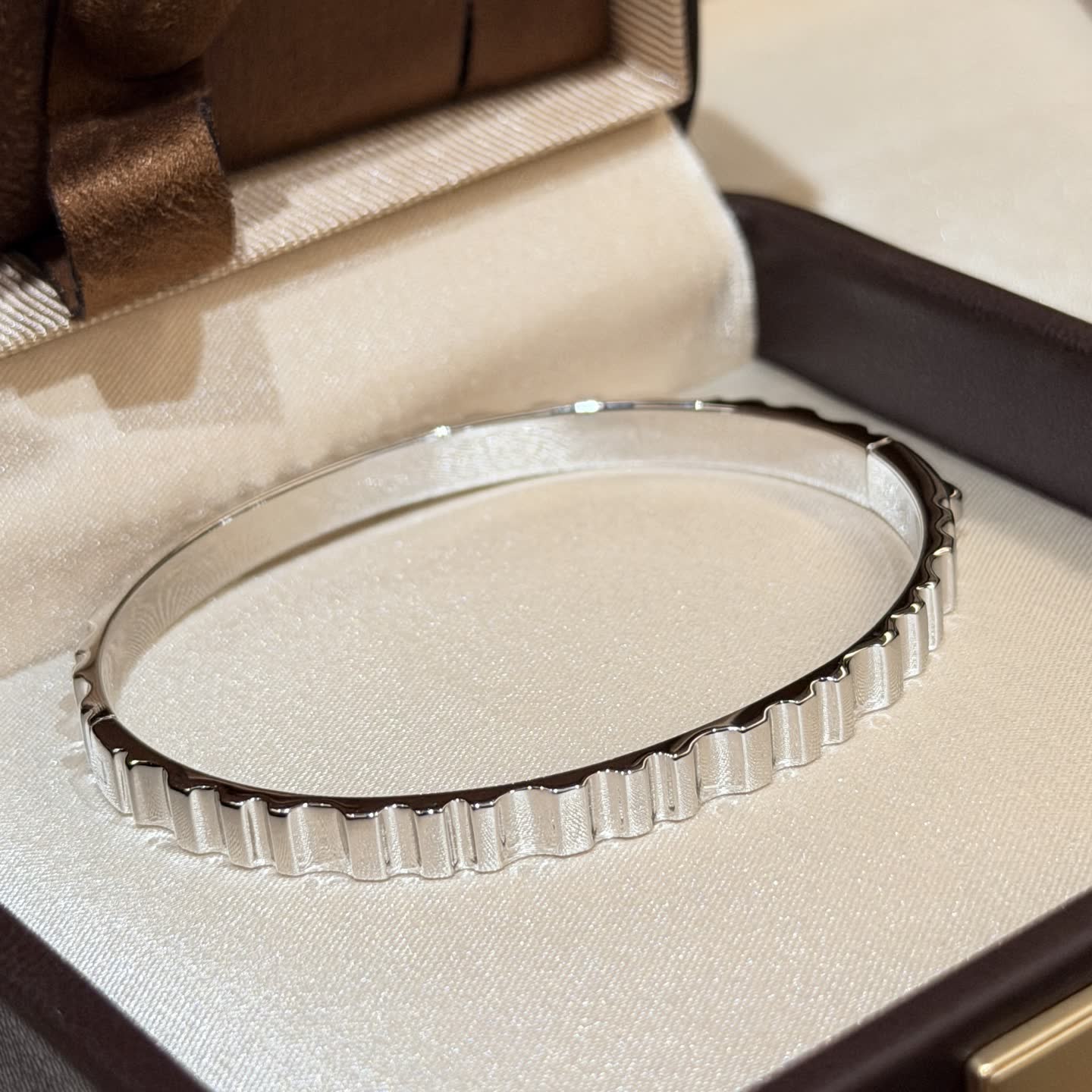 Boucheron Silver Bangle Bracelet