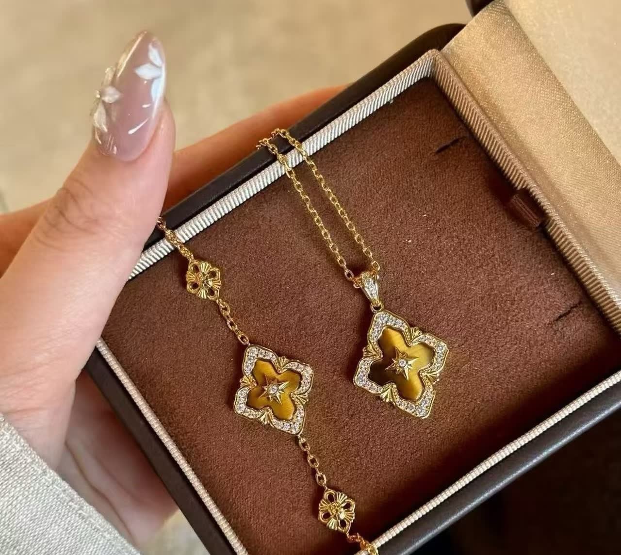 Buccellati Gold Bracelet with Enamel and Diamond Accents