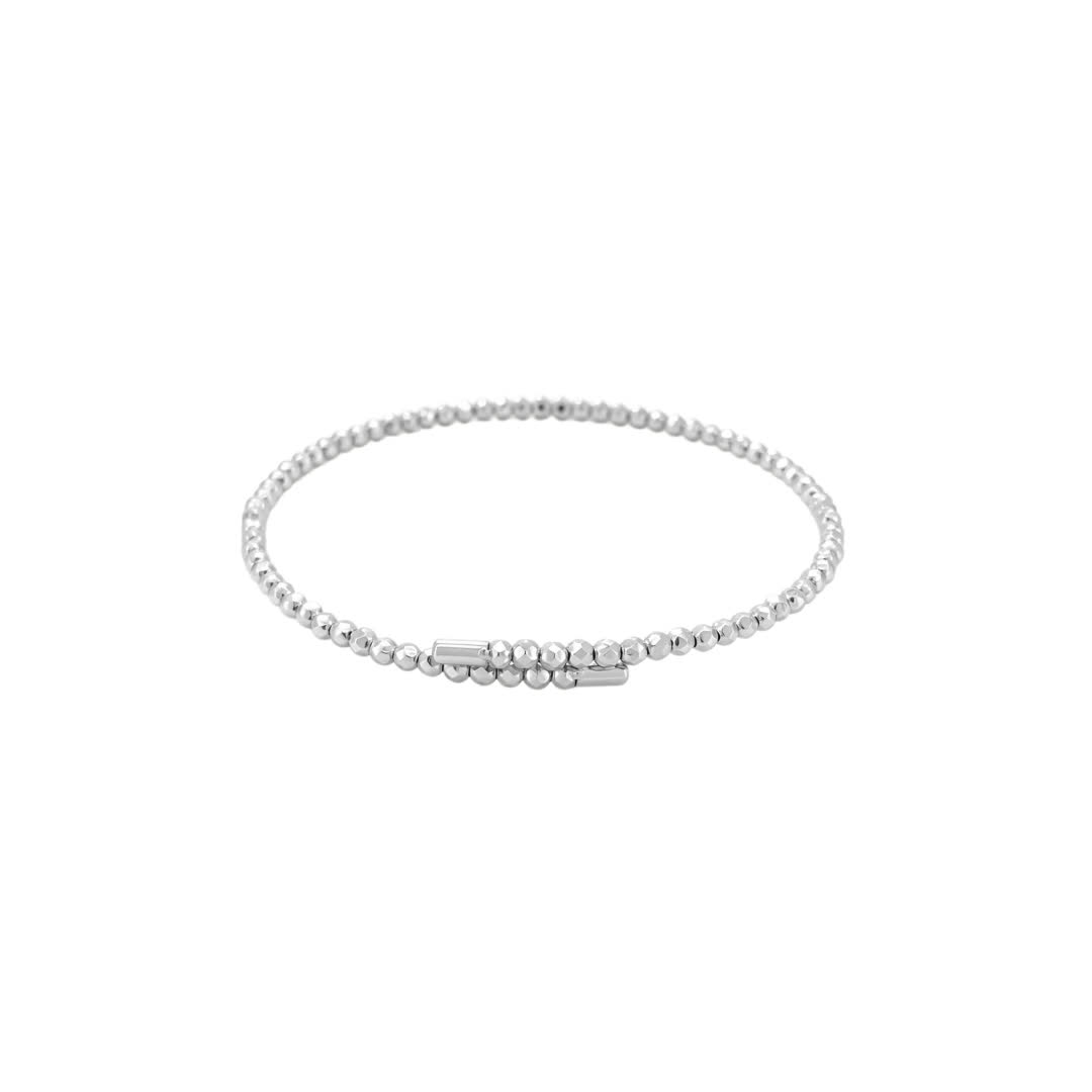 Silver Beaded Bracelet