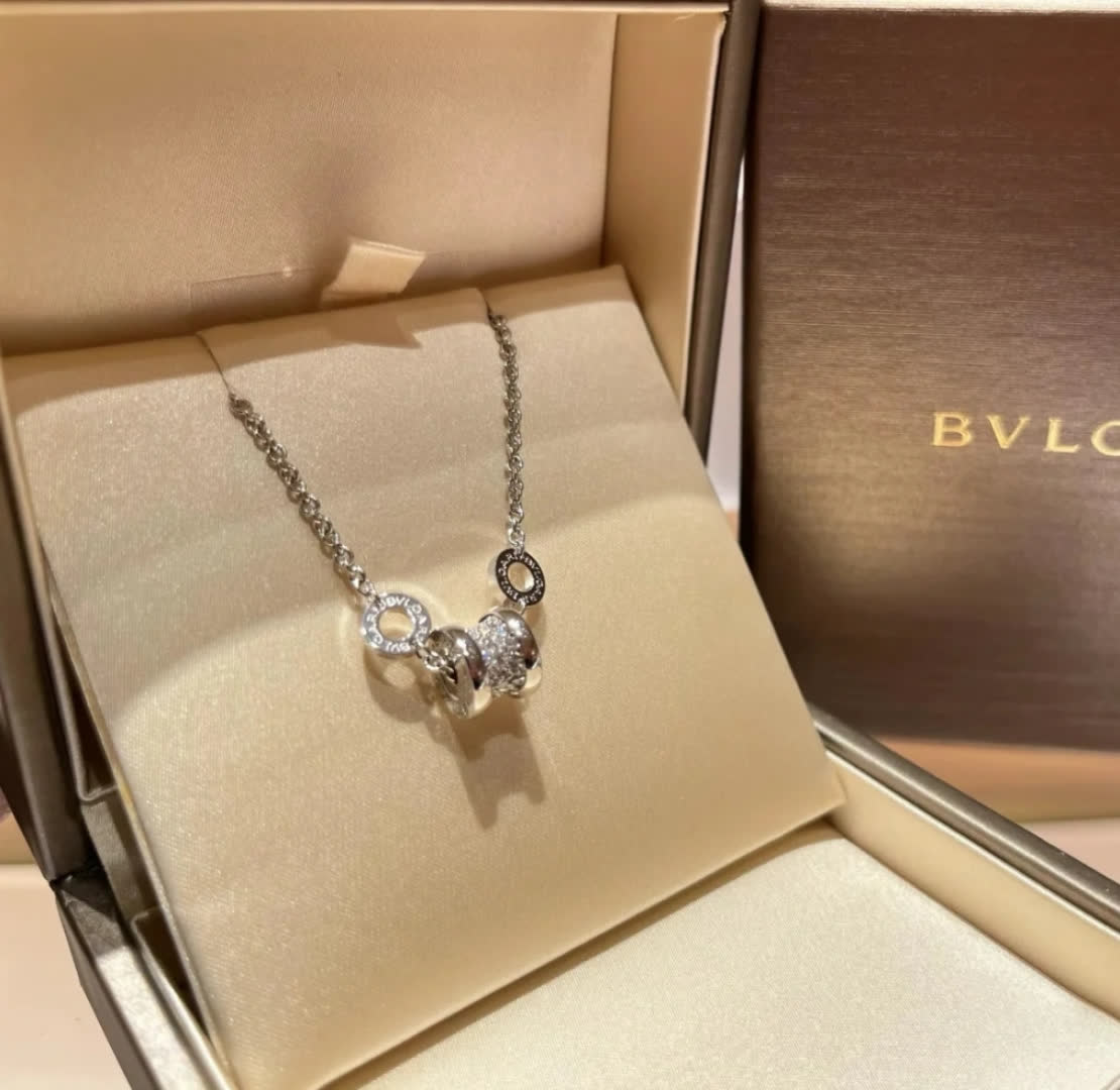 Bvlgari Small Diamond Charm Bracelet