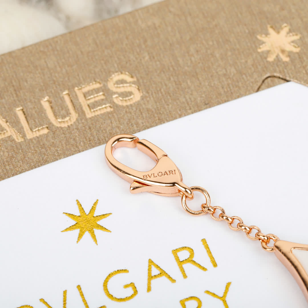Bvlgari Gold and White Onyx Bracelet