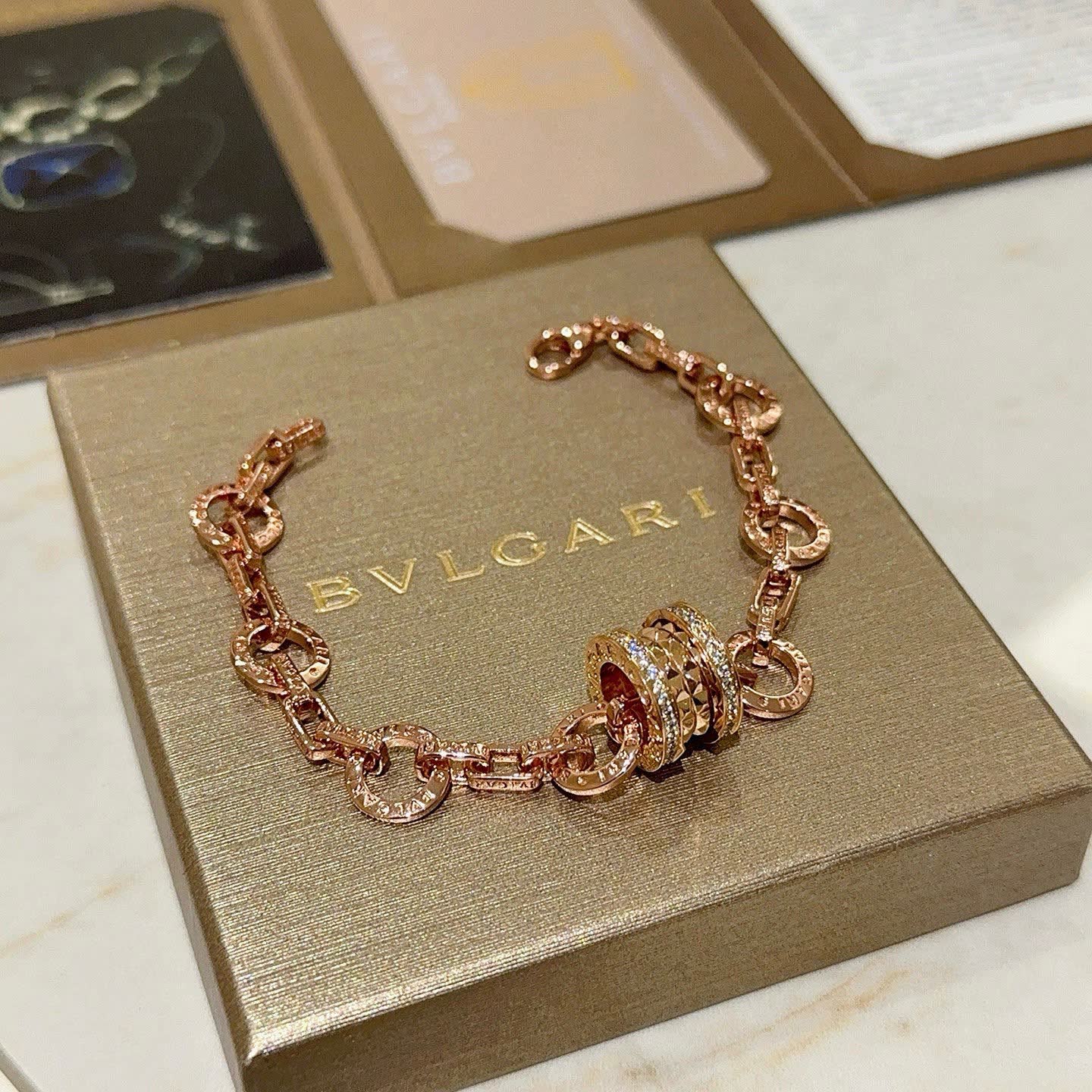 Bvlgari Rose Gold Bracelet Bvlgari Rose Gold Bracelet