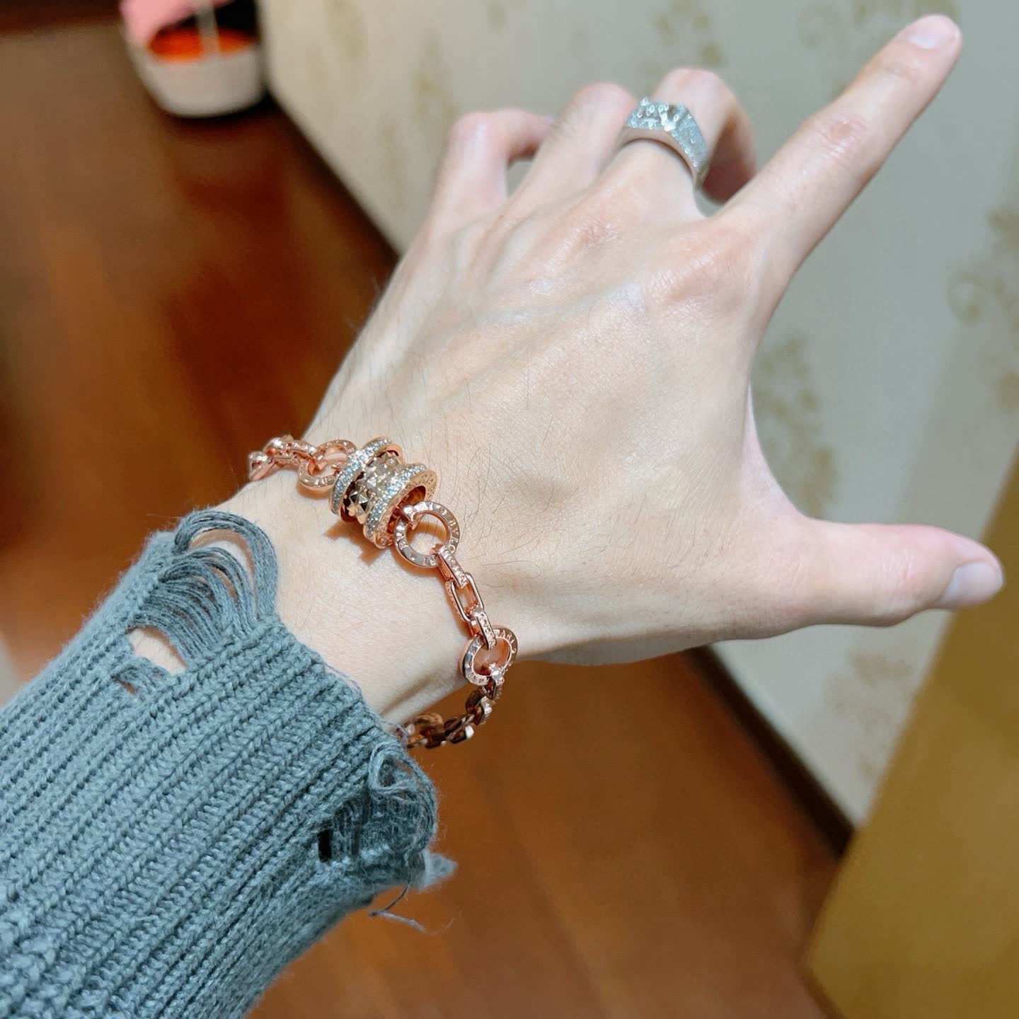 Bvlgari Rose Gold Bracelet