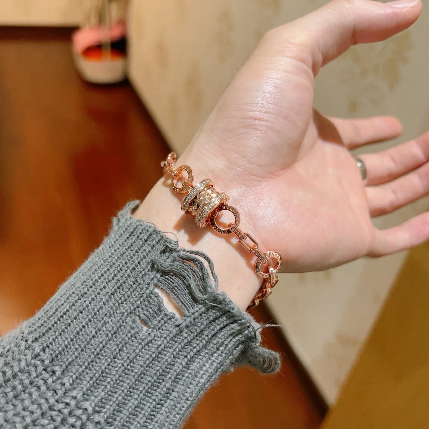 Bvlgari Rose Gold Bracelet