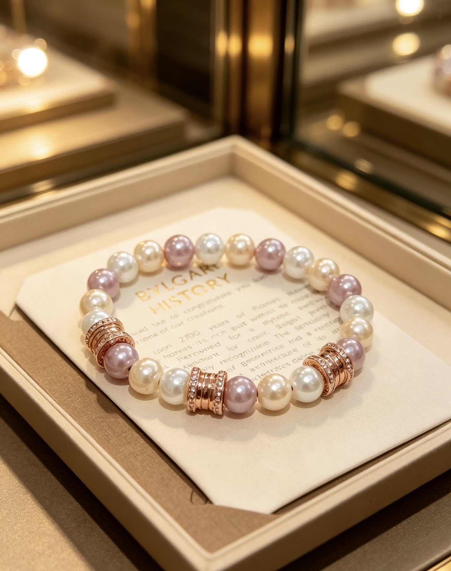 Bvlgari Multicolored Pearl Bracelet Bvlgari Multicolored Pearl Bracelet