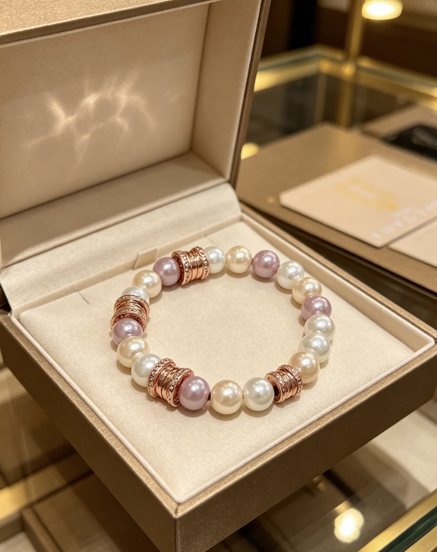 Bvlgari Multicolored Pearl Bracelet