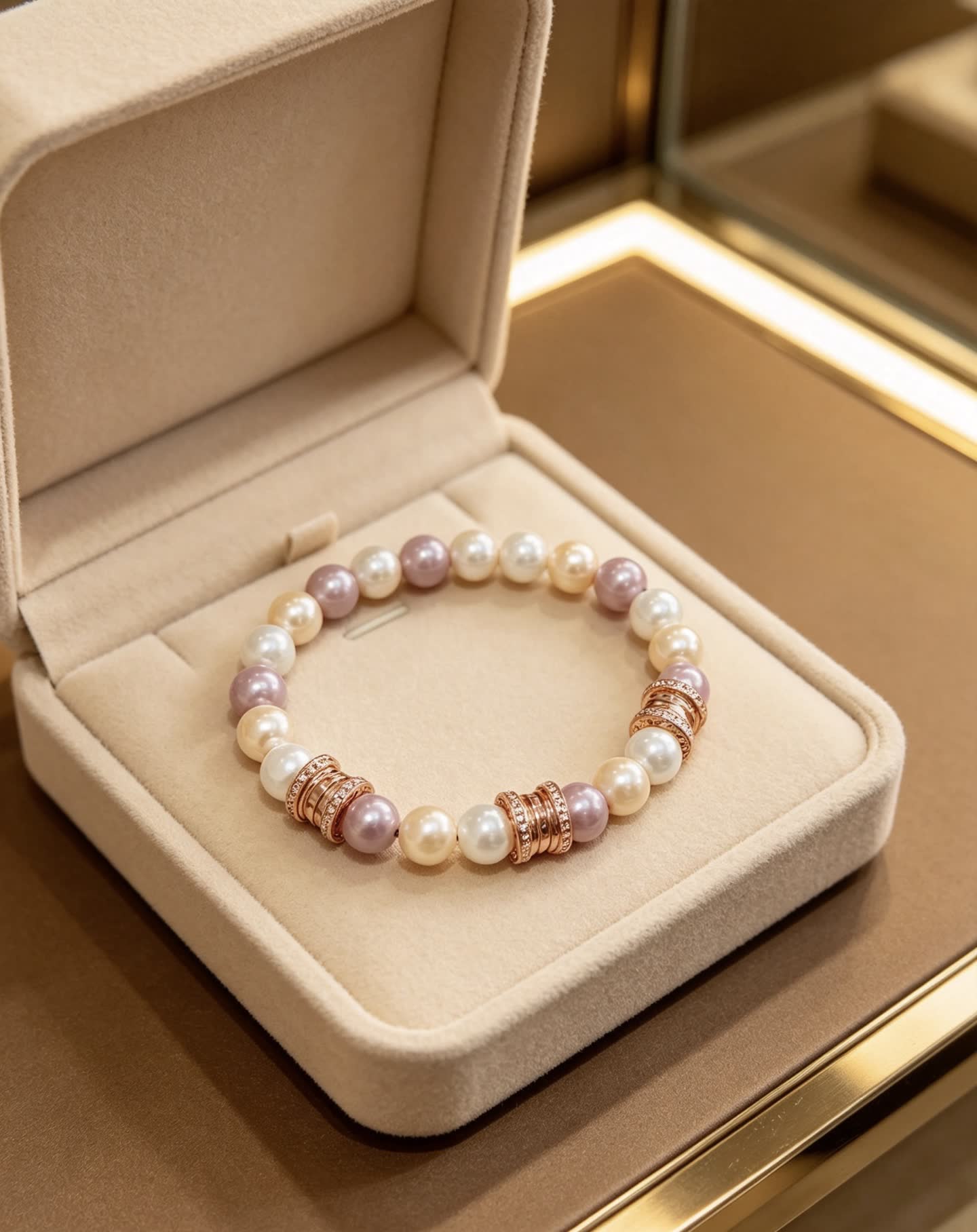 Bvlgari Multicolored Pearl Bracelet