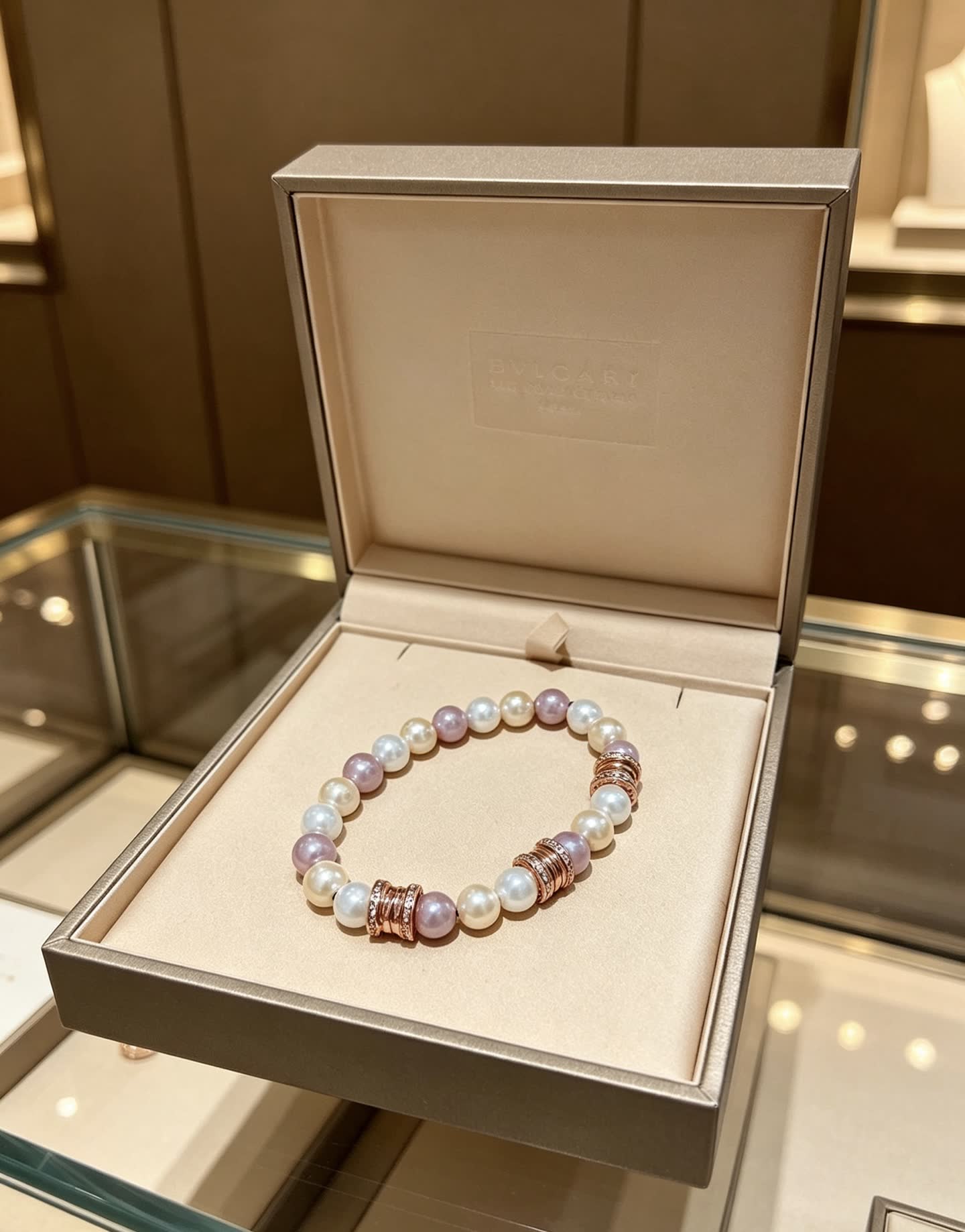 Bvlgari Multicolored Pearl Bracelet