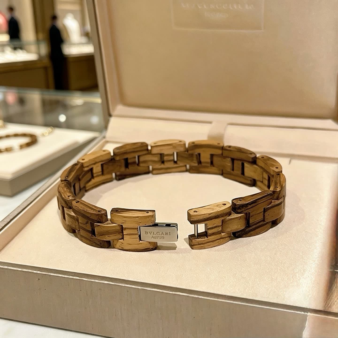 Bvlgari Wood Bracelet