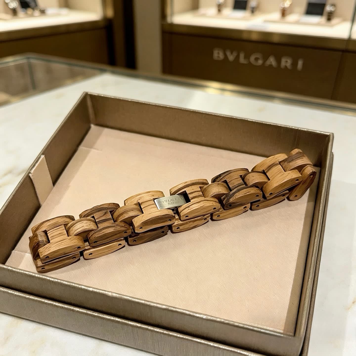 Bvlgari Wood Bracelet