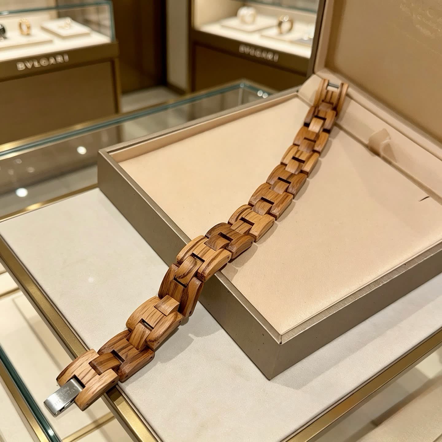 Bvlgari Wood Bracelet
