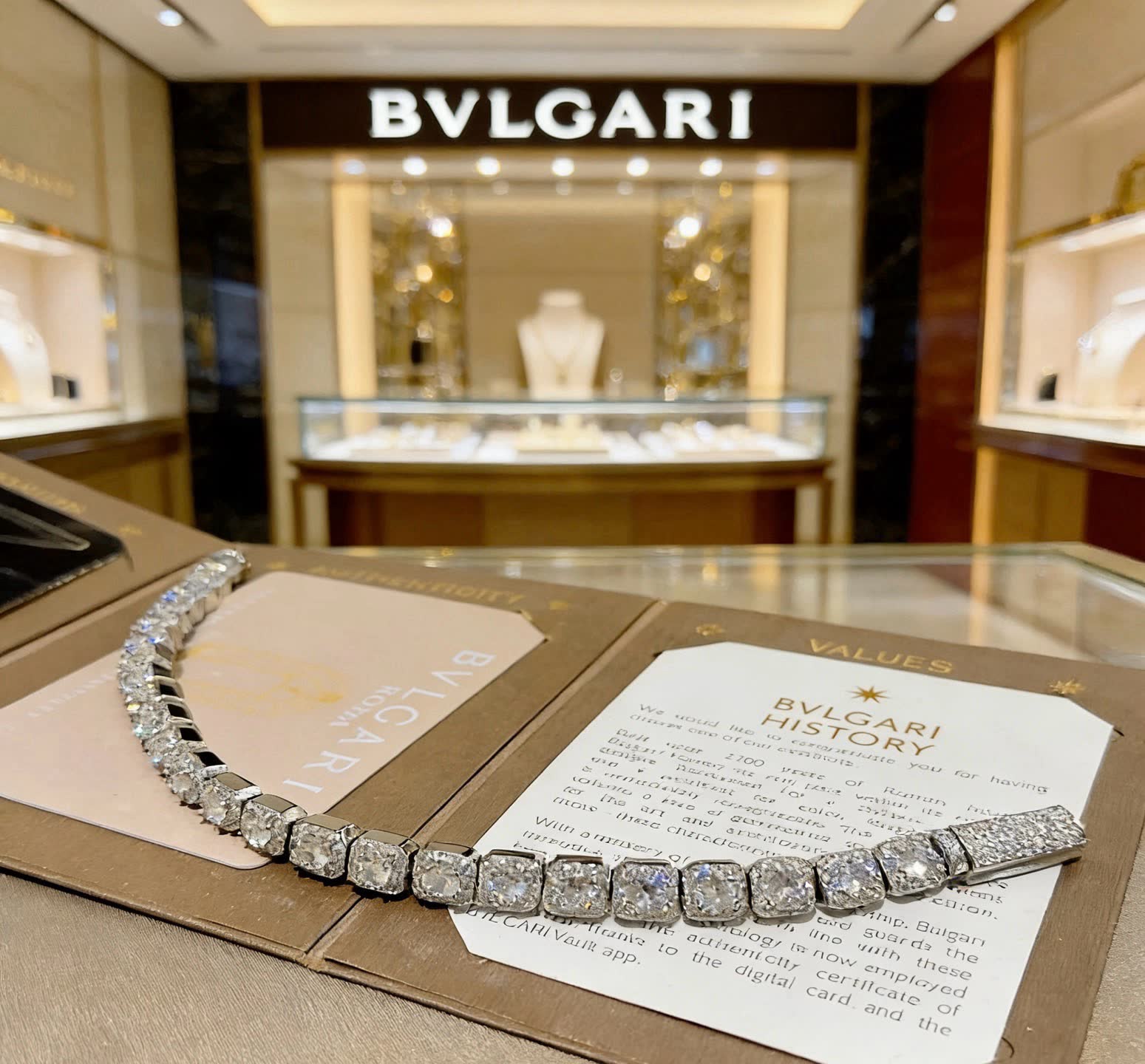 Bvlgari Diamond Bracelet