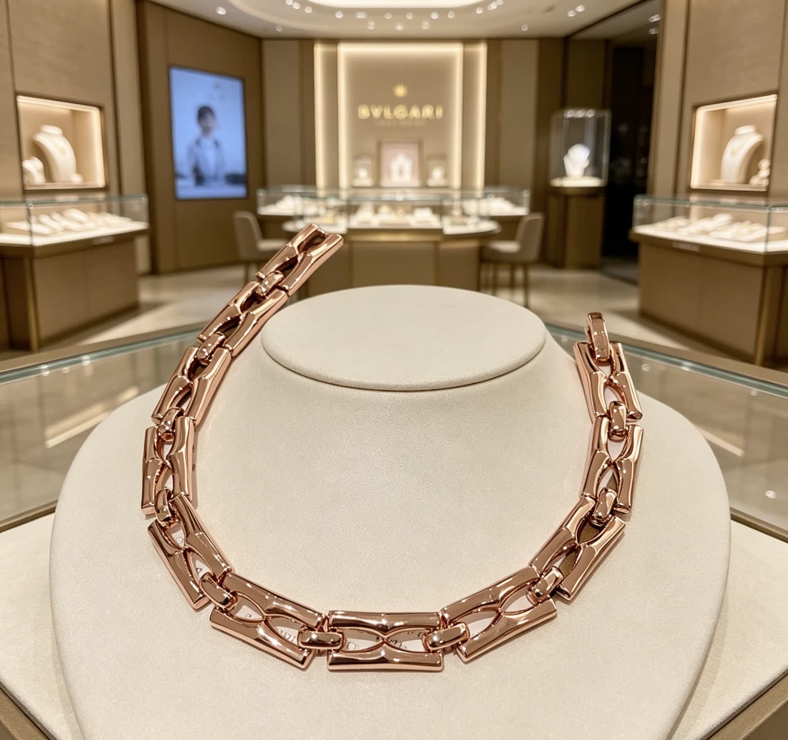 Bvlgari Rose Gold Bracelet