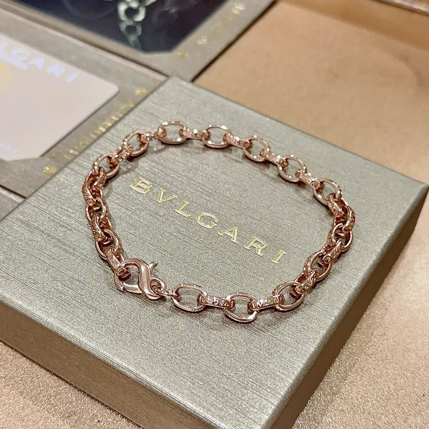 Bvlgari Rose Gold Bracelet