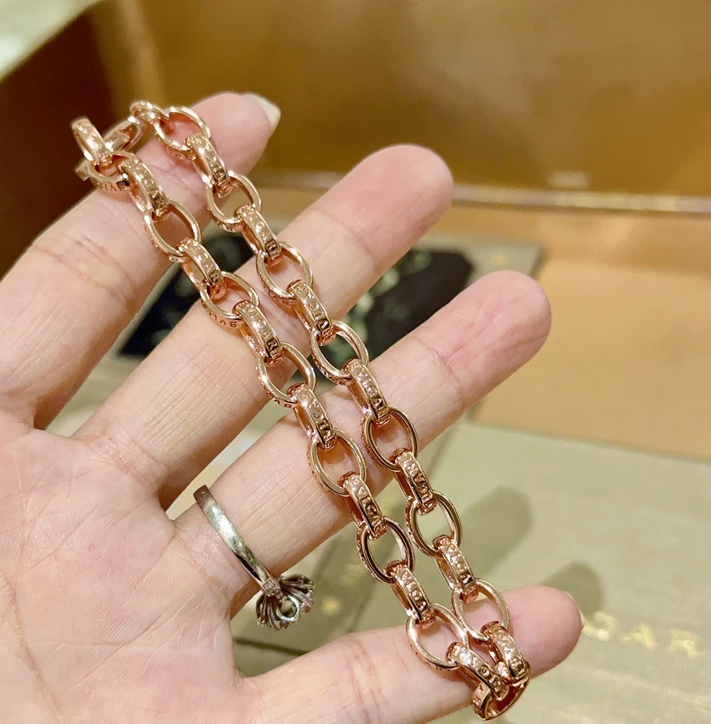 Bvlgari Rose Gold Bracelet