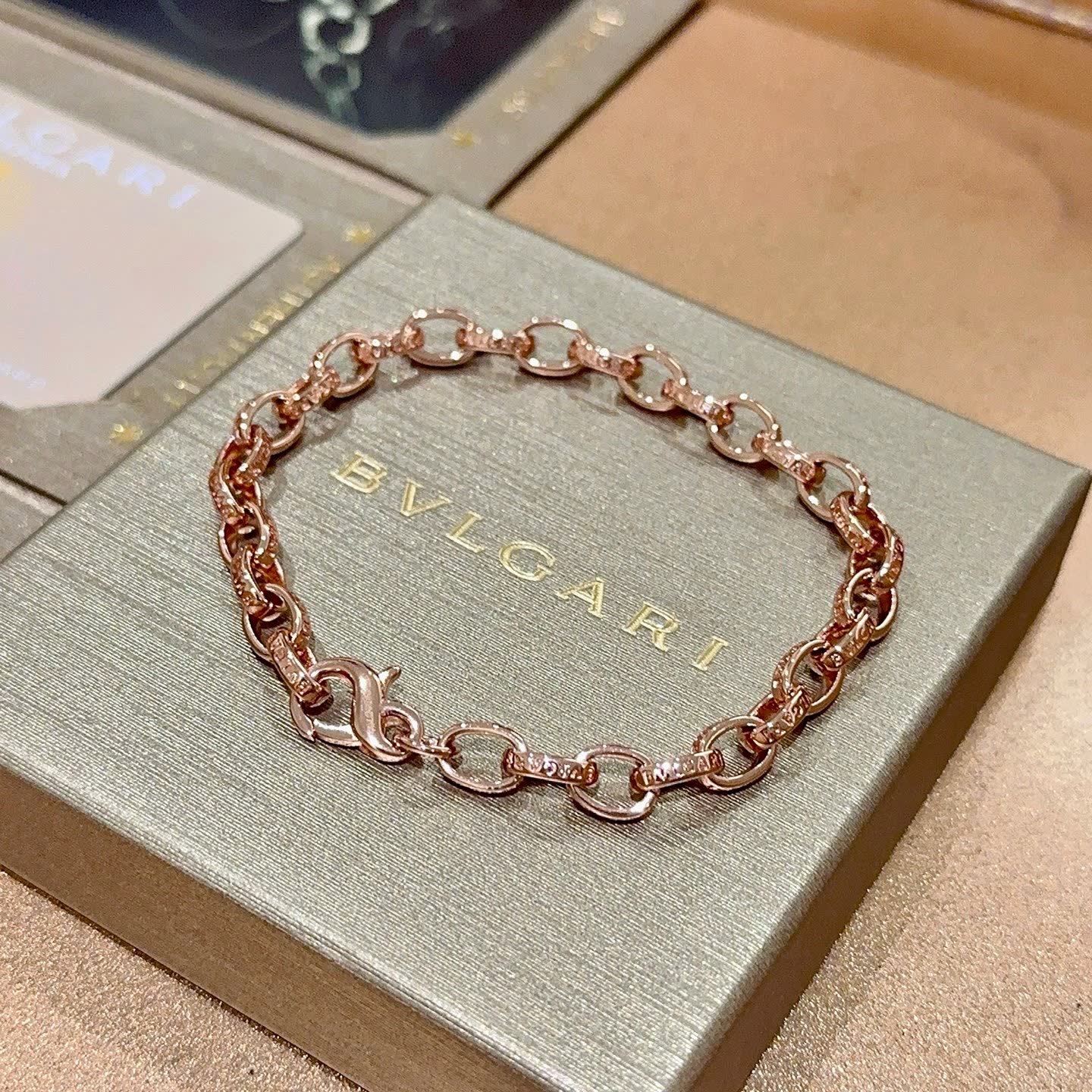 Bvlgari Rose Gold Bracelet