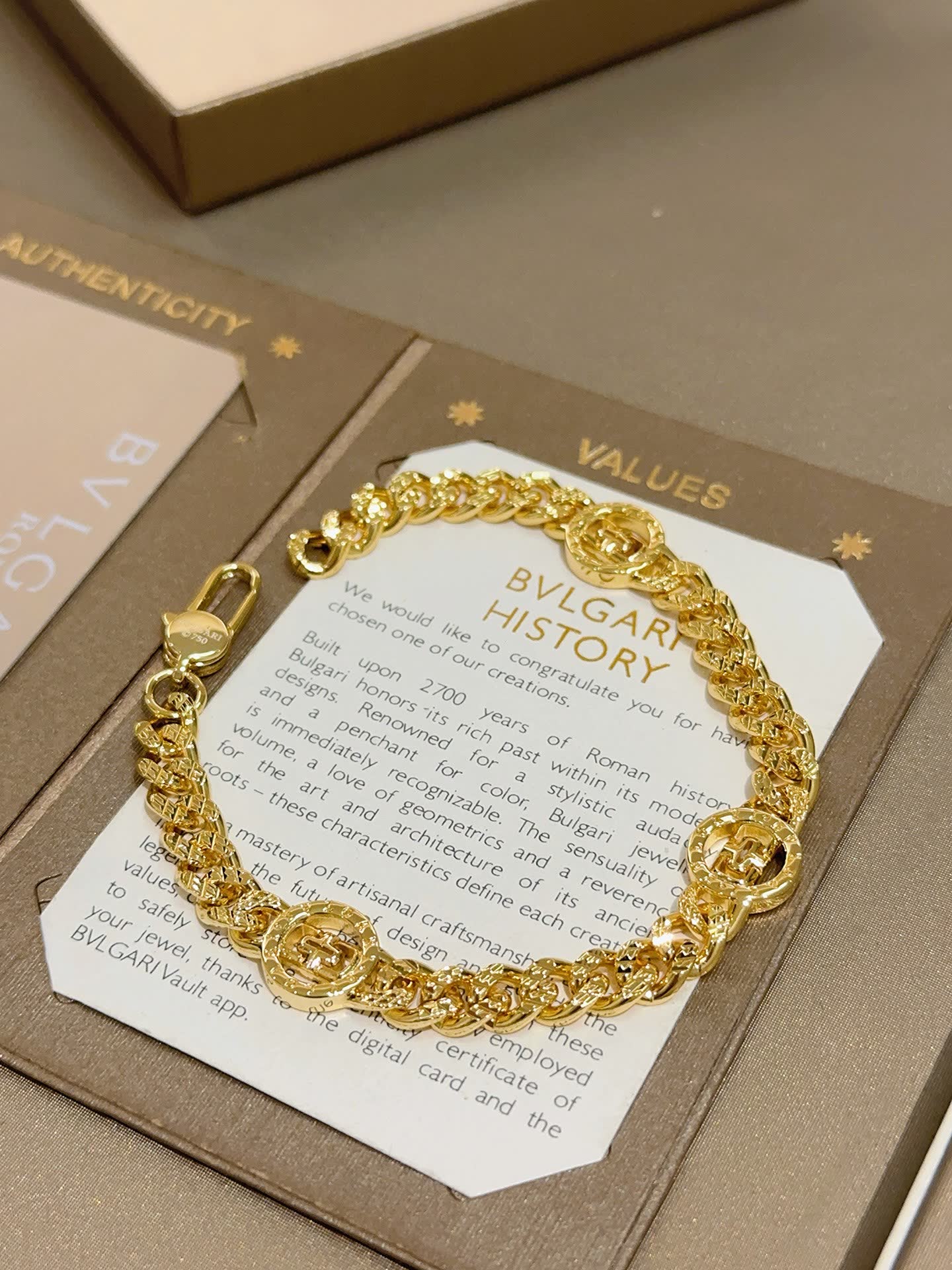 Bvlgari Gold Bracelet