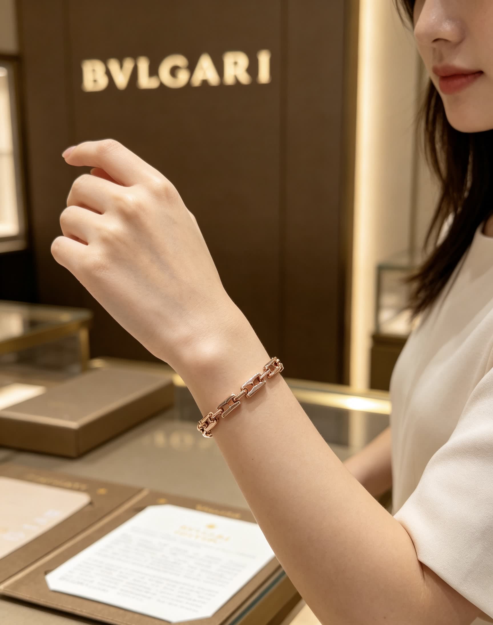 Bvlgari Rose Gold Bracelet