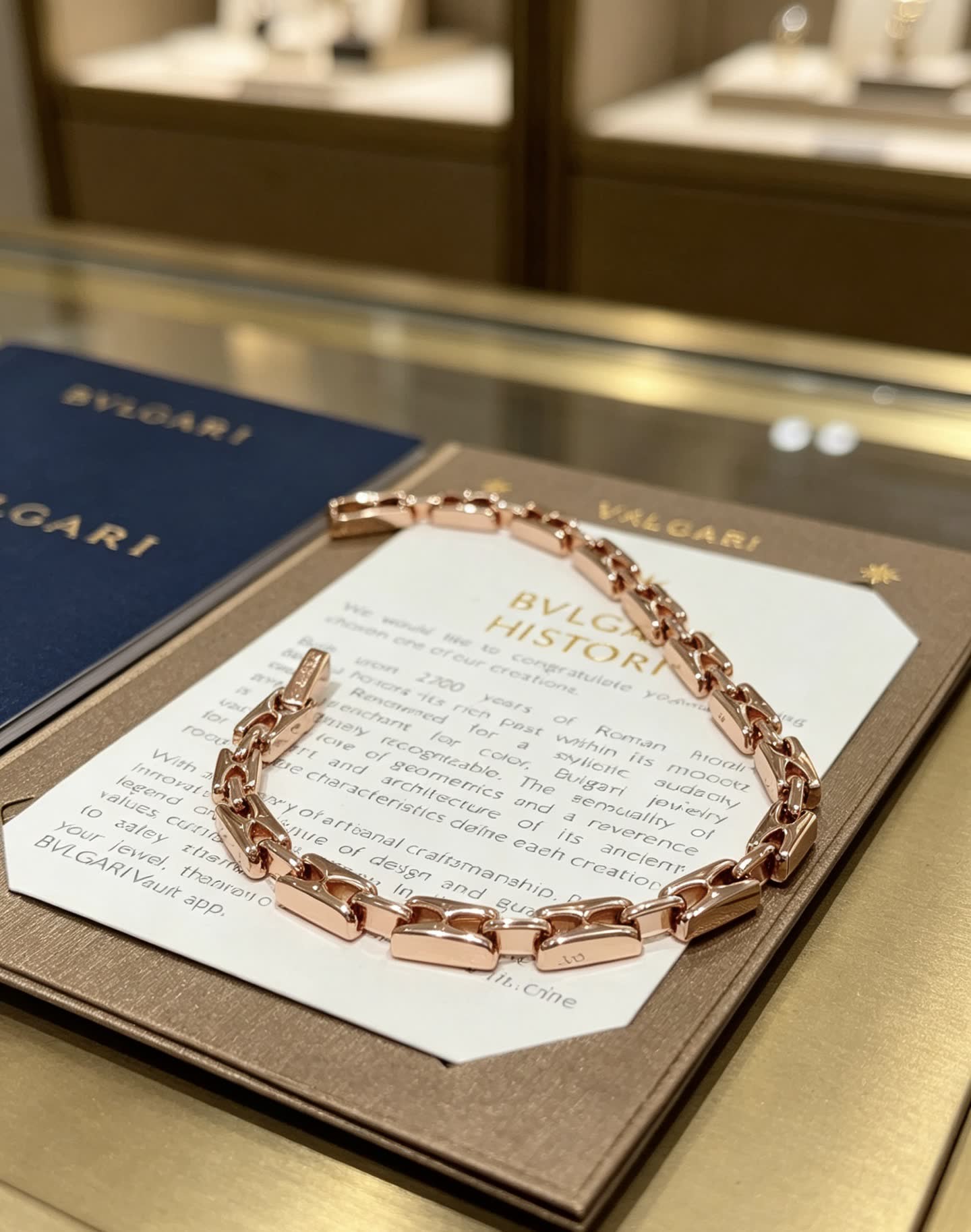 Bvlgari Rose Gold Bracelet