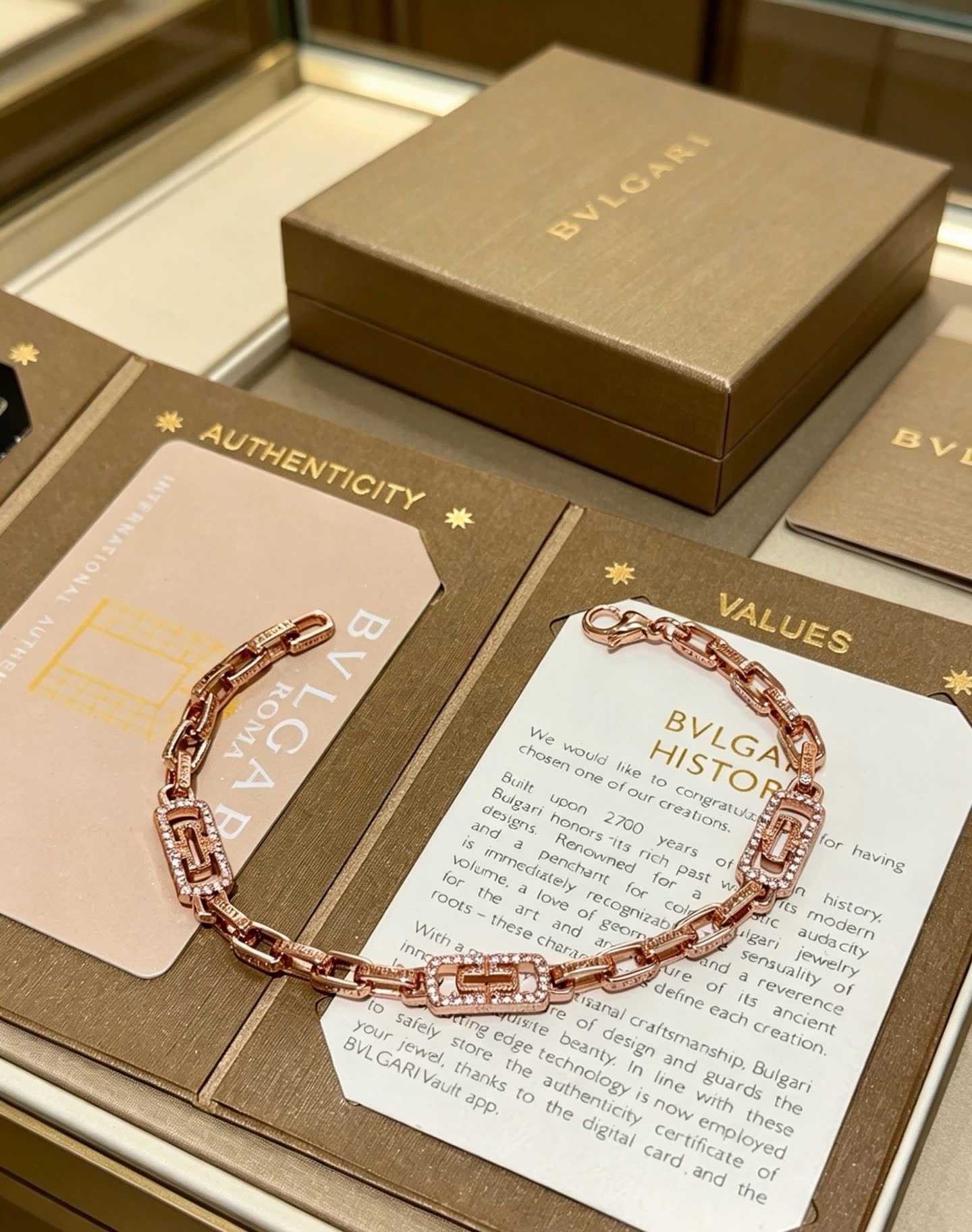 Bvlgari Rose Gold Bracelet Bvlgari Rose Gold Bracelet