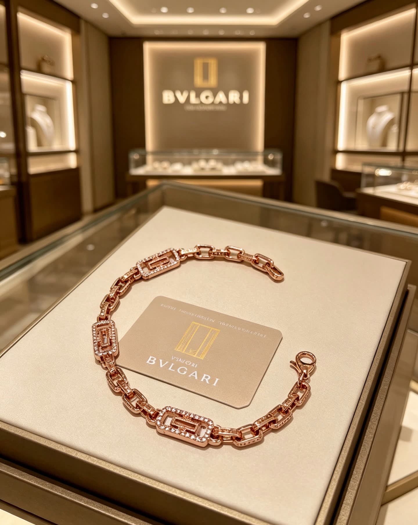 Bvlgari Rose Gold Bracelet