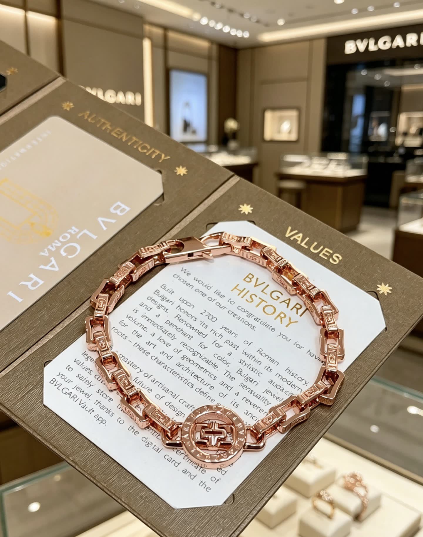 Bvlgari Rose Gold Bracelet Bvlgari Rose Gold Bracelet