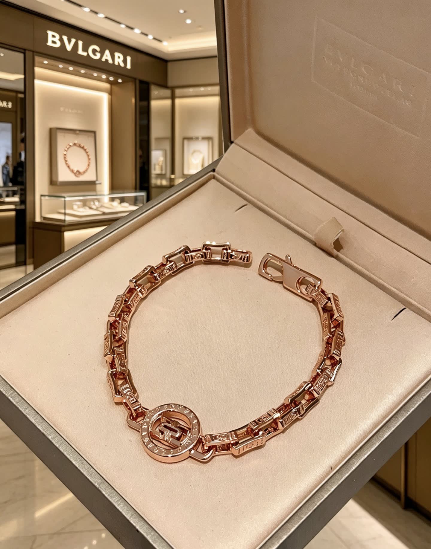 Bvlgari Rose Gold Bracelet