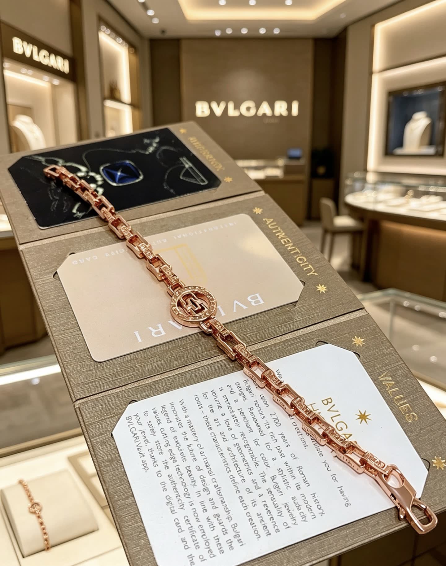 Bvlgari Rose Gold Bracelet