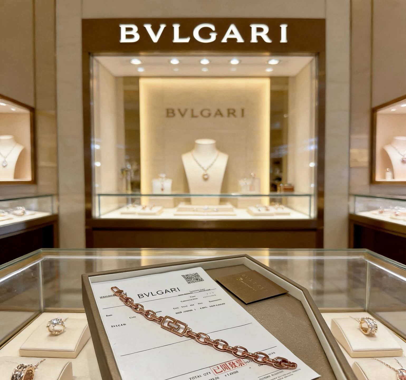 Bvlgari Rose Gold Bracelet