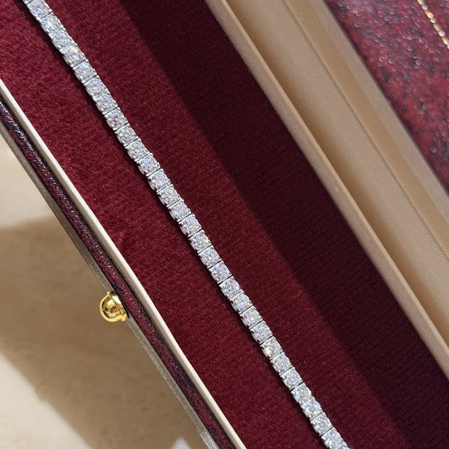Cartier Elegant Silver Diamond Bracelet