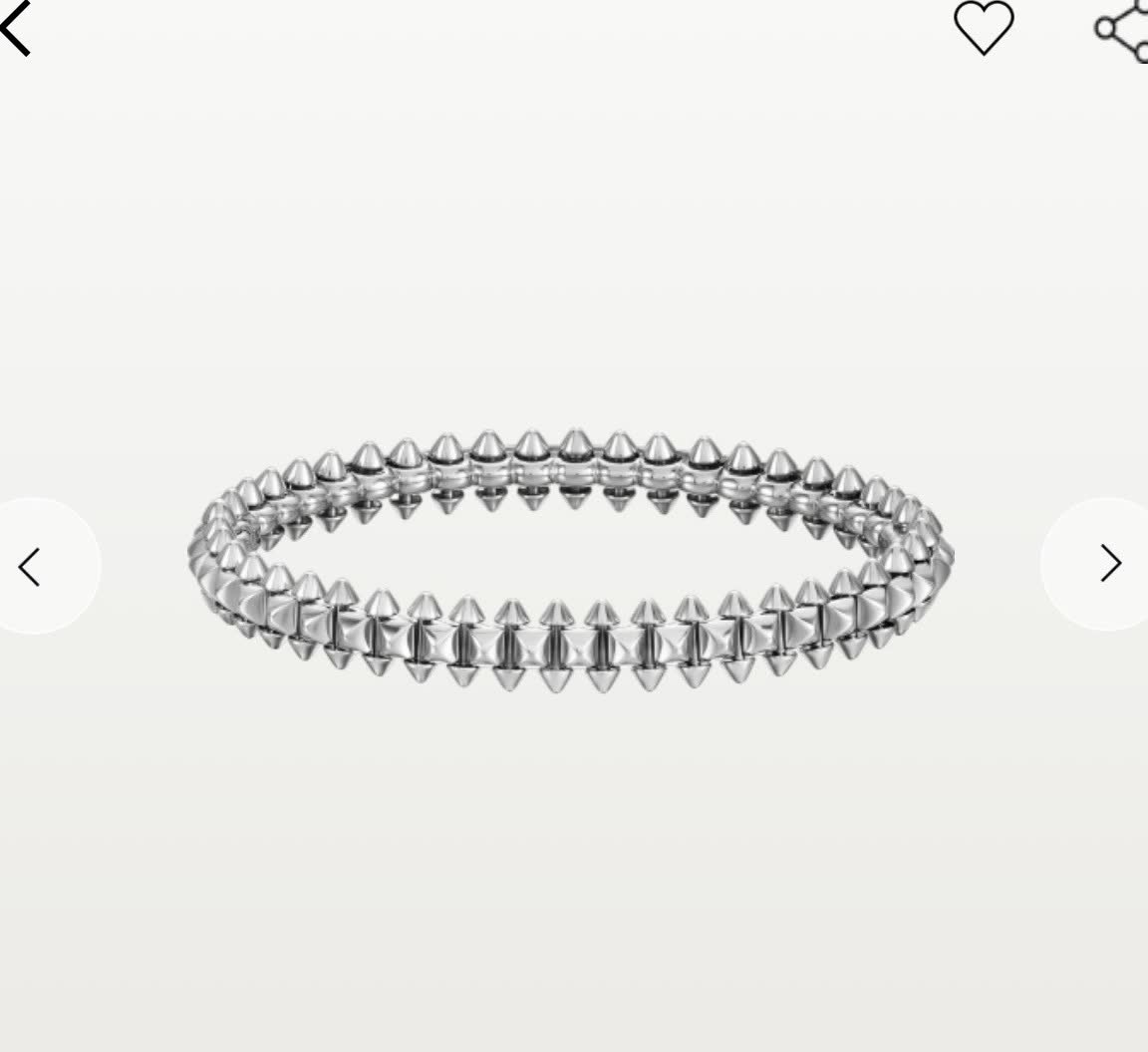Cartier Silver Spike Bracelet Cartier Silver Spike Bracelet