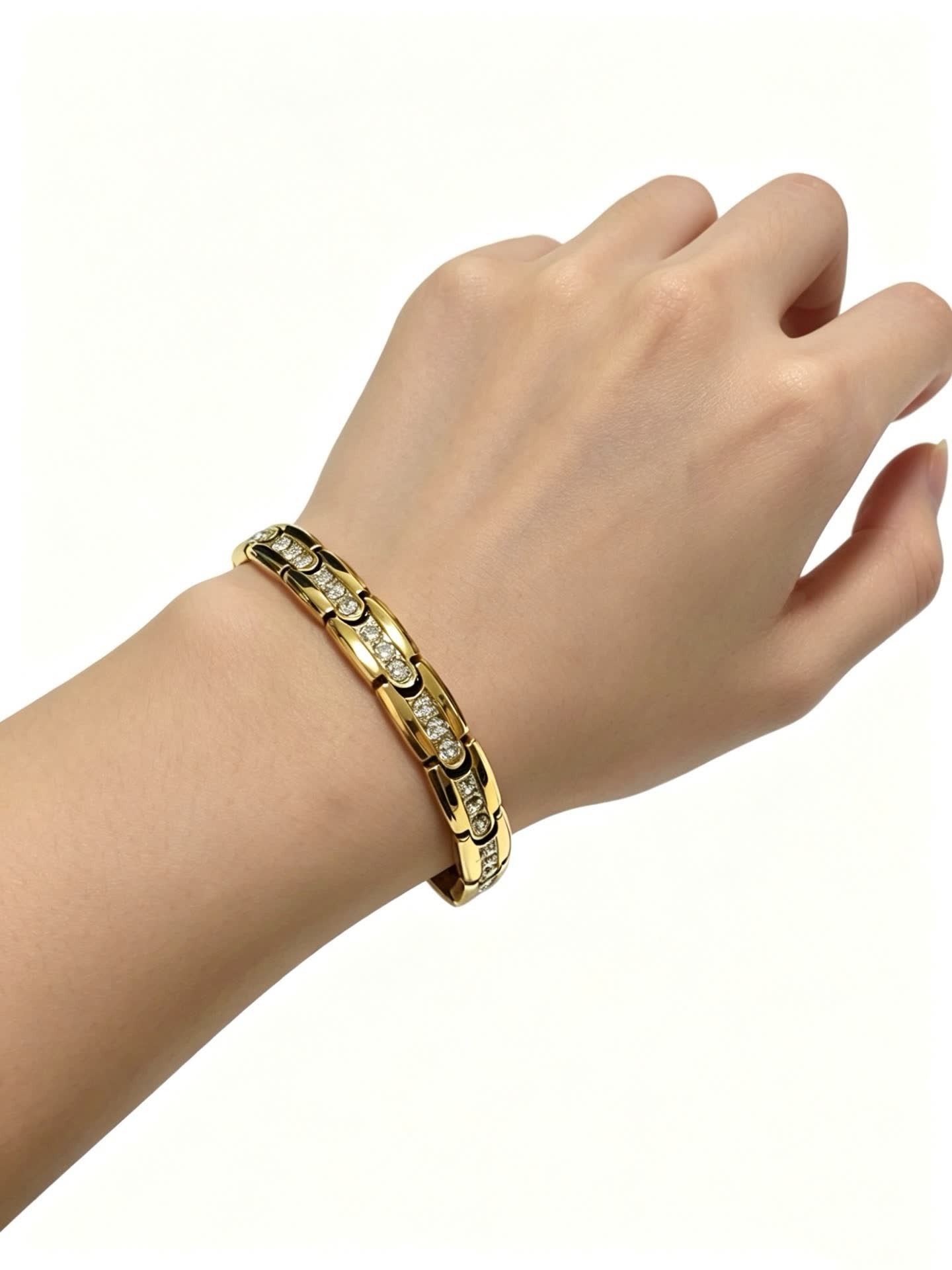 Cartier Gold Diamond Bracelet