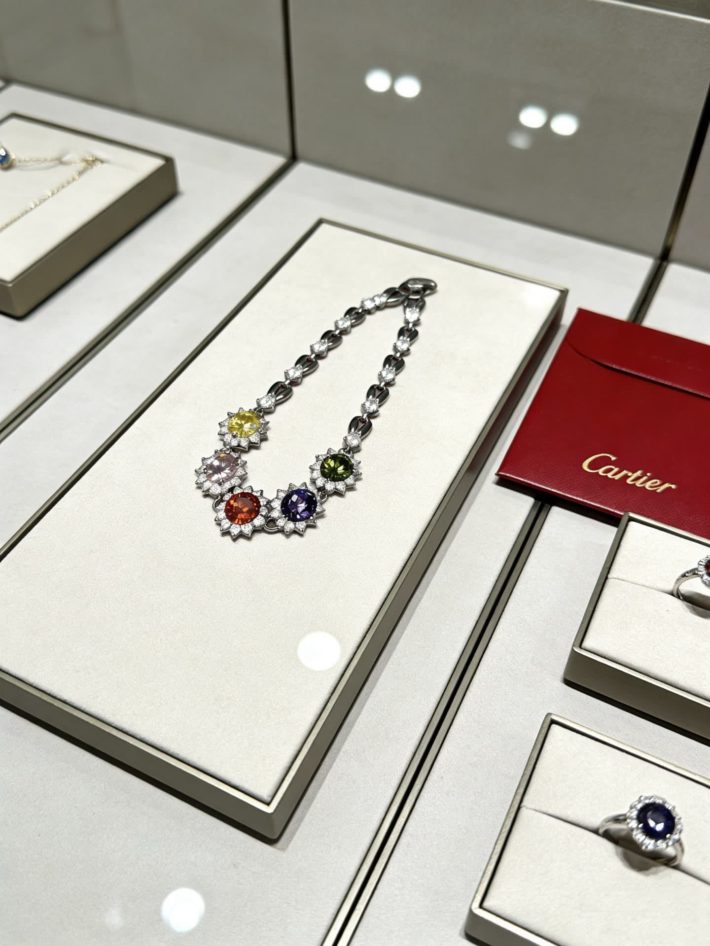 Cartier Multicolored Gemstone Bracelet
