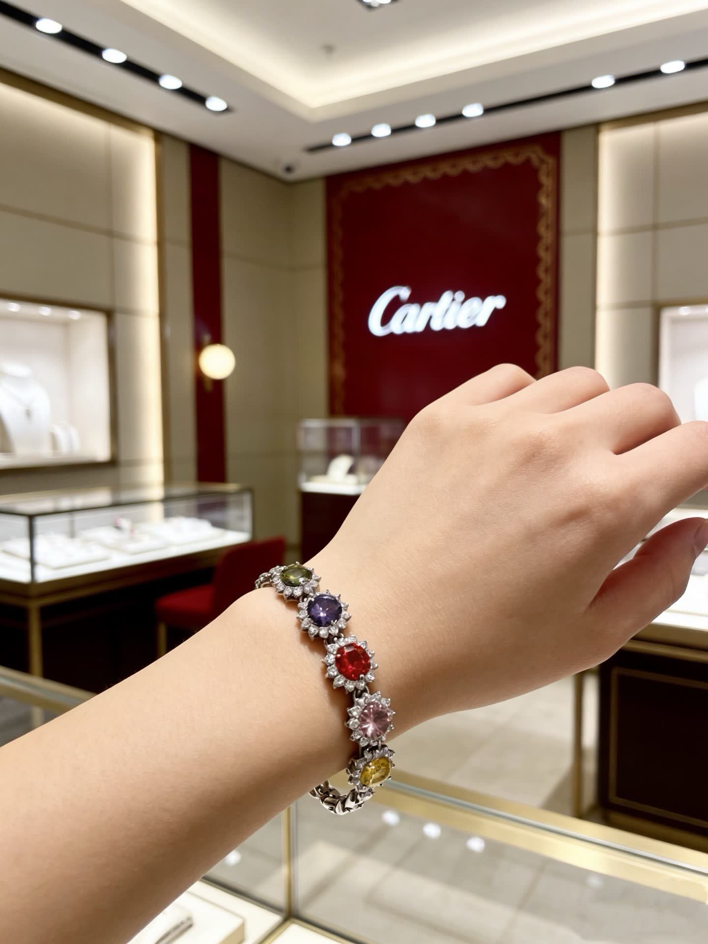 Cartier Multicolored Gemstone Bracelet
