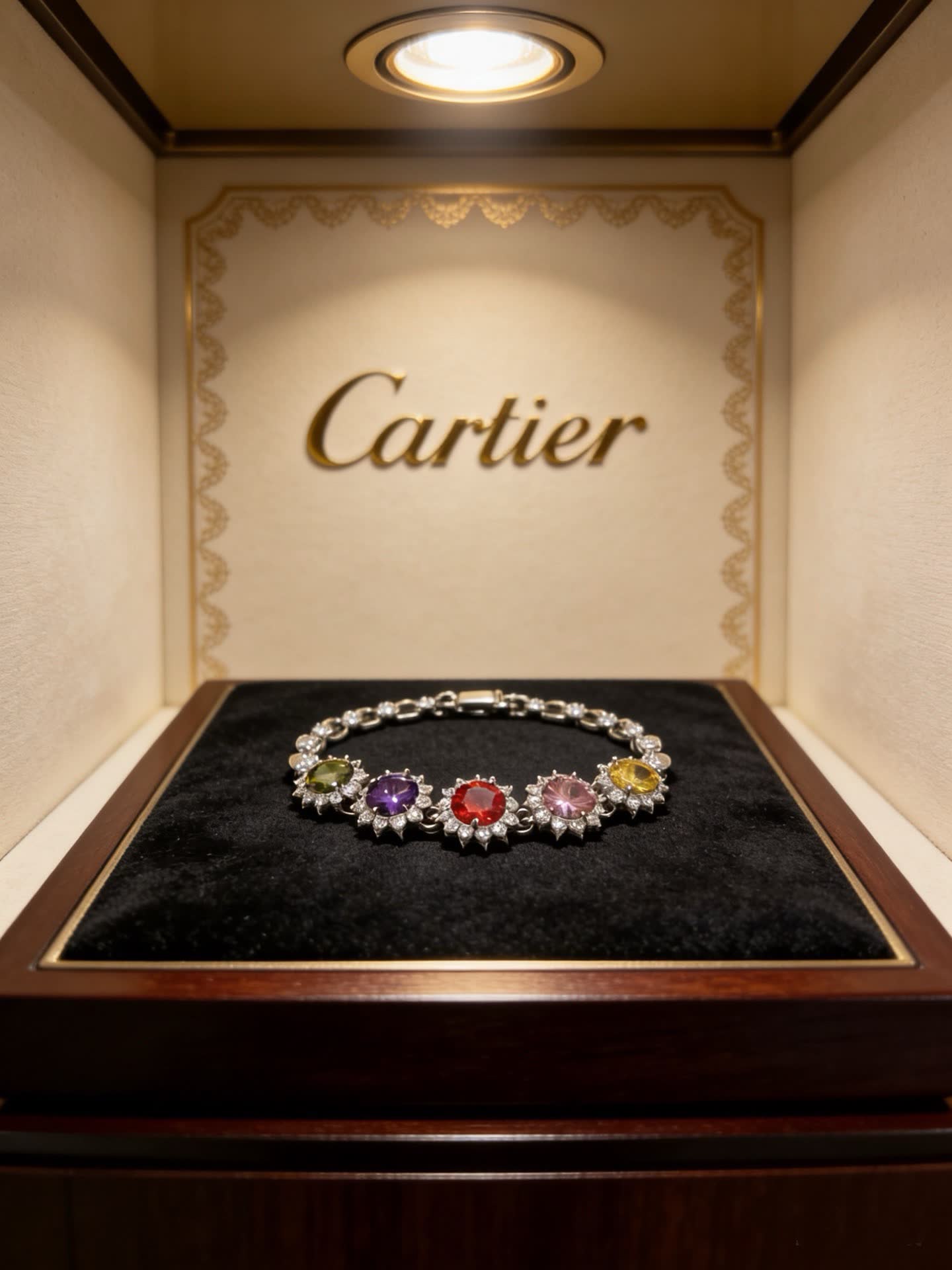 Cartier Multicolored Gemstone Bracelet