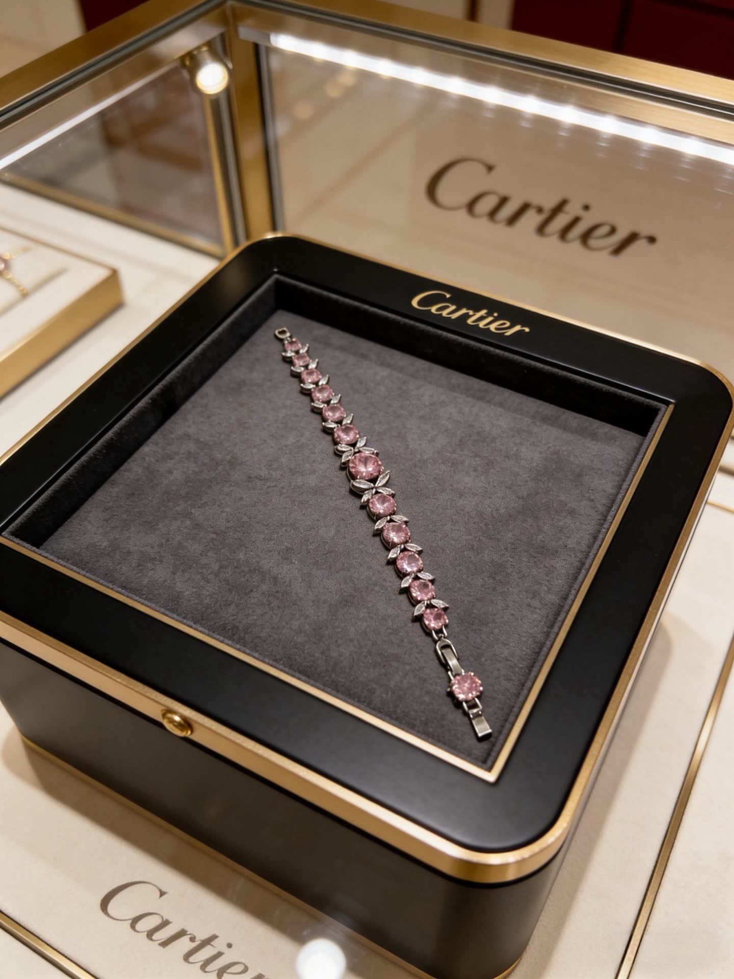 Cartier Pink Diamond Bracelet